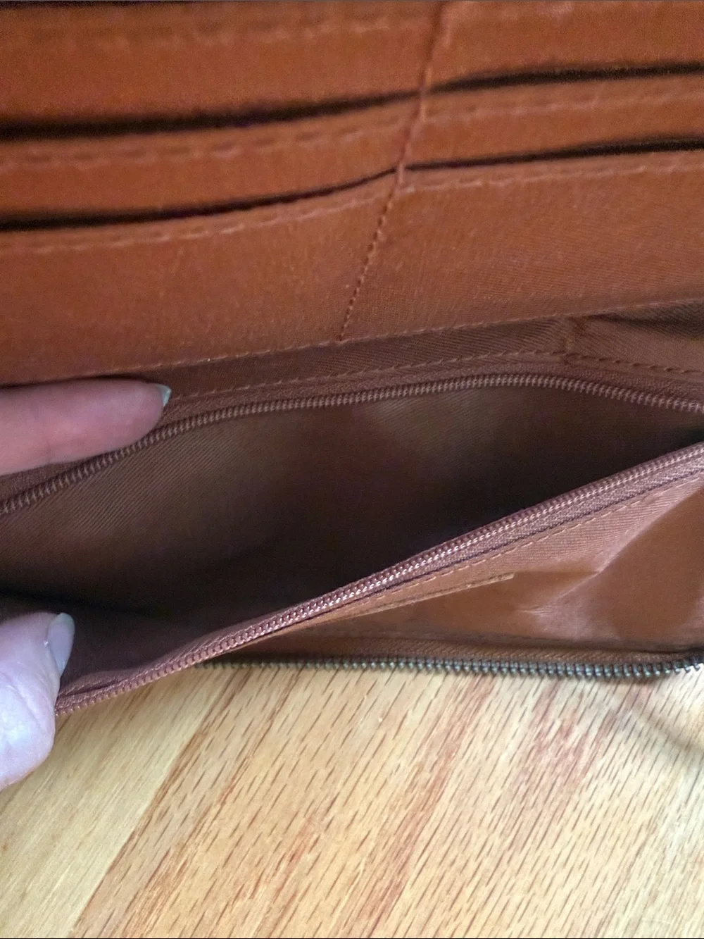 Free People Vegan Leather Wristlet Wallet